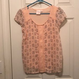 Lauren Conrad floral blouse